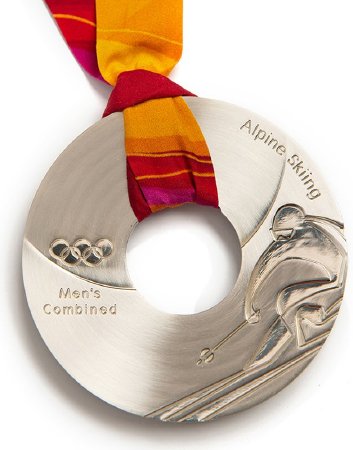 Back: Torino silver medal, men's combined alpine skiing