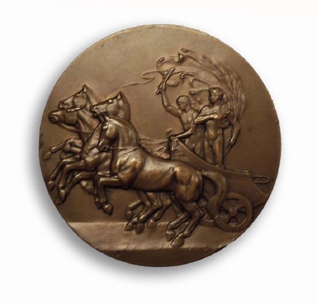 Front of Stockholm 1912 participation medal in bronze