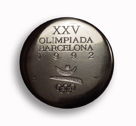 Front of Barcelona 1992 participation medal for athletes and officials