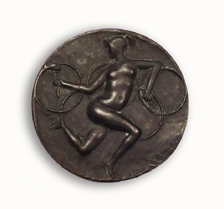 Front of Rome 1960 participation medal in bronze, large