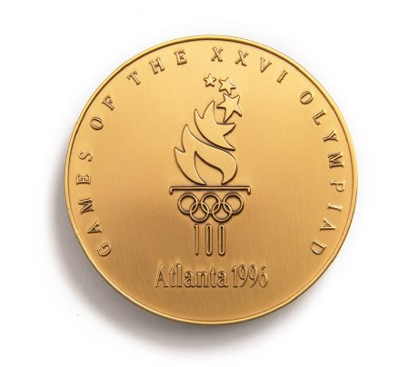 Front of Atlanta 1996 participation medal