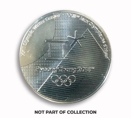 Front of PyeongChang 2018 participation medal