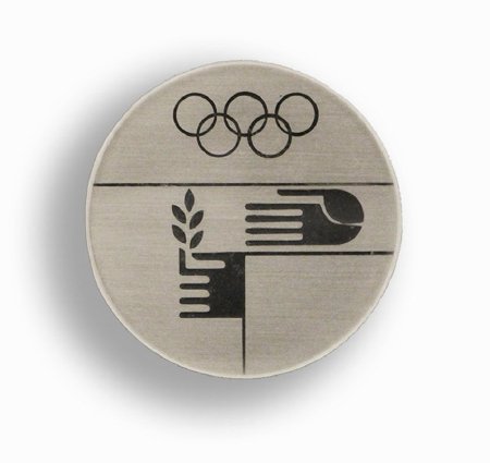 Back of Munich 1972 participation medal