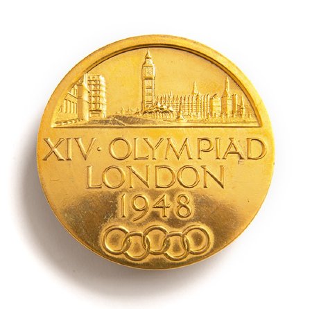 Back of London 1948 participation medal