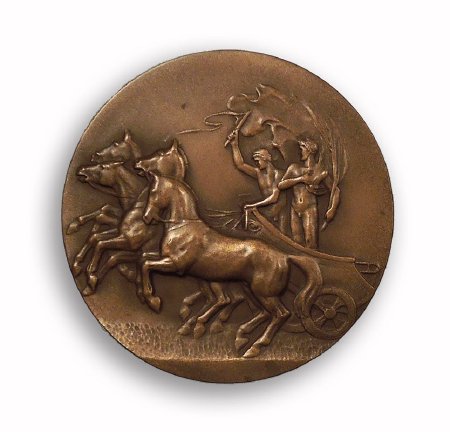 Front of London 1948 participation medal in bronze