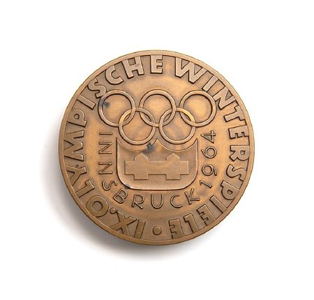 Front of Innsbruck 1964 participation medal