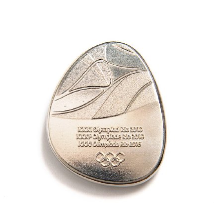 Back of Rio 2016 participation medal