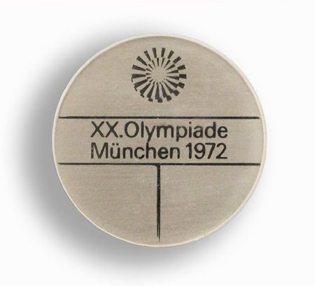 Front of Munich 1972 participation medal